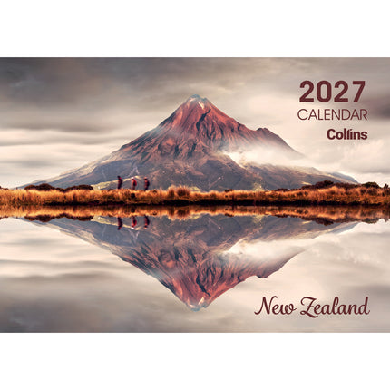 Collins Wall Calendar A4 - NZ Landscapes - 2027
