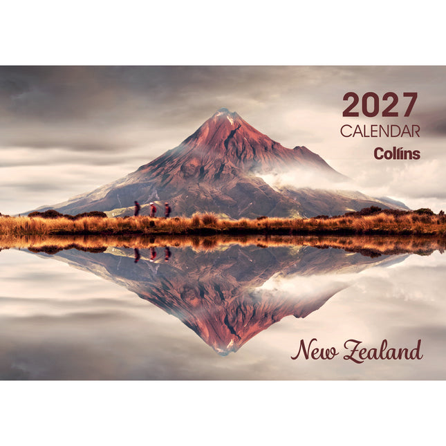 Collins Wall Calendar A4 - NZ Landscapes - 2027