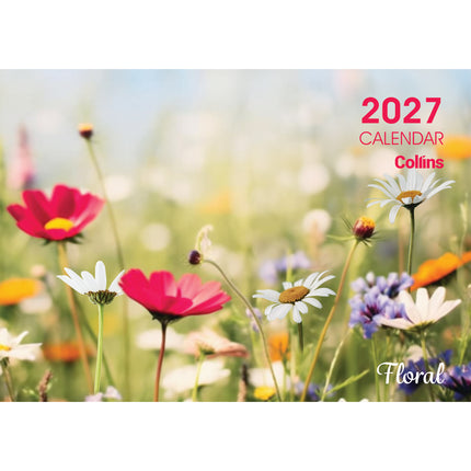 Collins Wall Calendar - A4 - NZ Floral - 2027