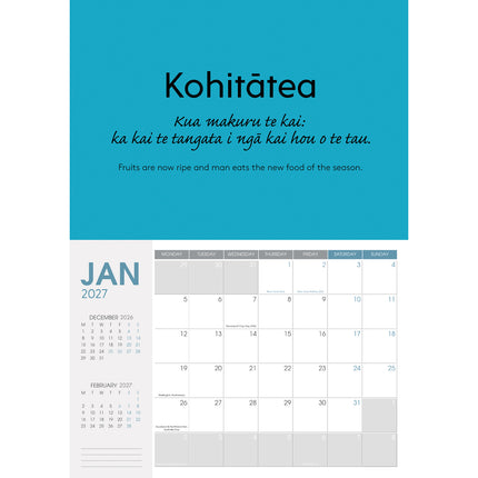 Collins Wall Calendar - A4 - NZ Bilingual - 2027