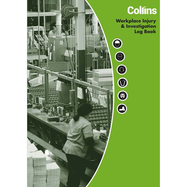 Collins Register - A4 - Workplace Injury And Investigation Logbook