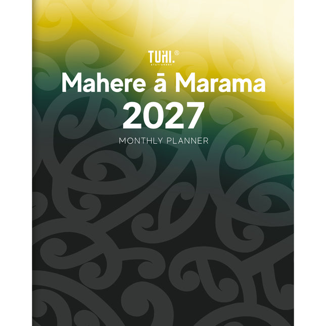 Tuhi Diary Planner - Month To View - Mahere a Marama Koru - 2027