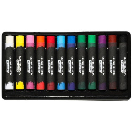 Warwick Oil Pastels Assorted Colours 12 Pack
