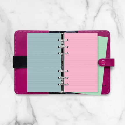 Filofax Organiser - Refill Personal - Notepaper Ruled Assorted Colours