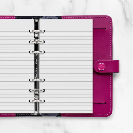 Filofax Organiser - Refill Personal - Notepad Ruled - White