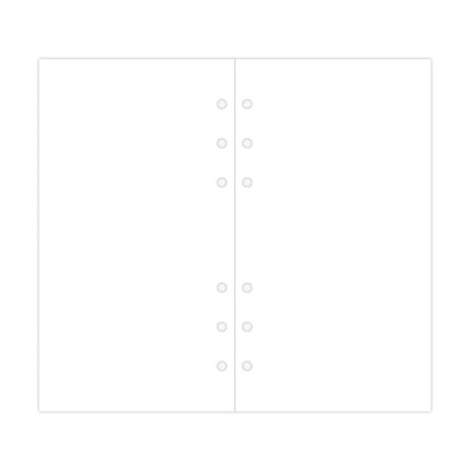 Filofax Organiser - Refill Personal - Notepaper Plain - White