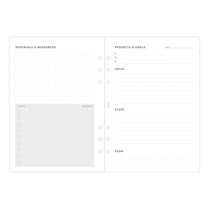 Filofax Organiser - Refill A5 - Project Management