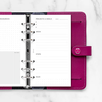 Filofax Organiser - Refill Personal - Project Management