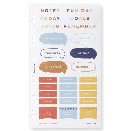 Filofax Accessory - Stickers - Together