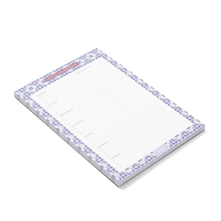 Filofax Notepad - Meal Planner (with magnet) - Mediterranean