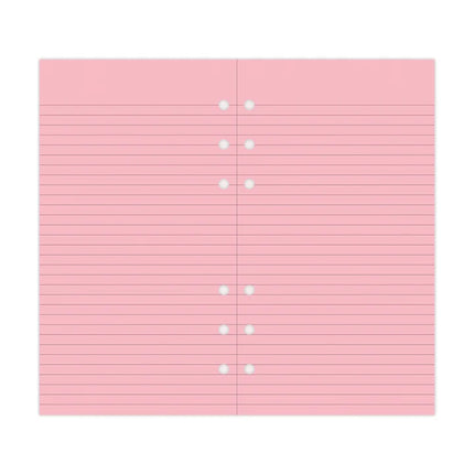 Filofax Refill - Personal - Notepaper Ruled - Pink