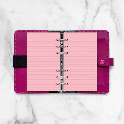 Filofax Refill - Personal - Notepaper Ruled - Pink