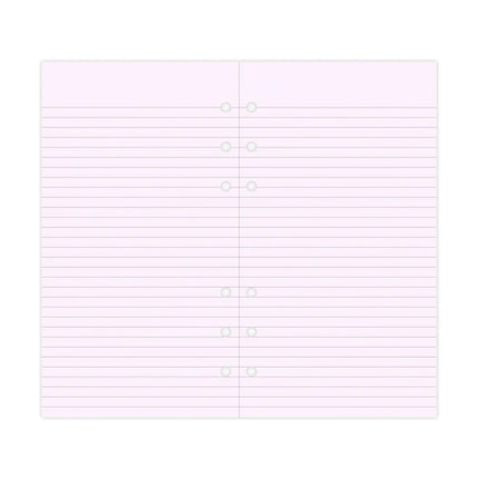 Filofax Refill - Personal - Notepaper Ruled - Lavender