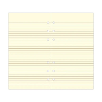 Filofax Refill - Personal - Notepaper Ruled - Cotton Cream