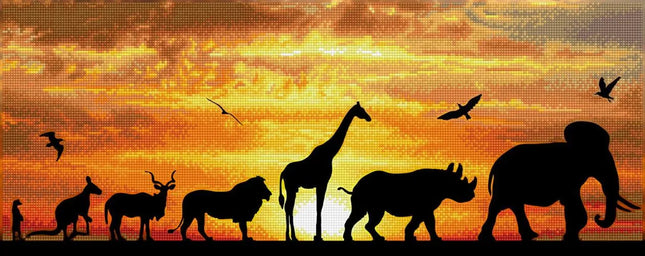 Diamond Dotz Diamond Kit - African Sky