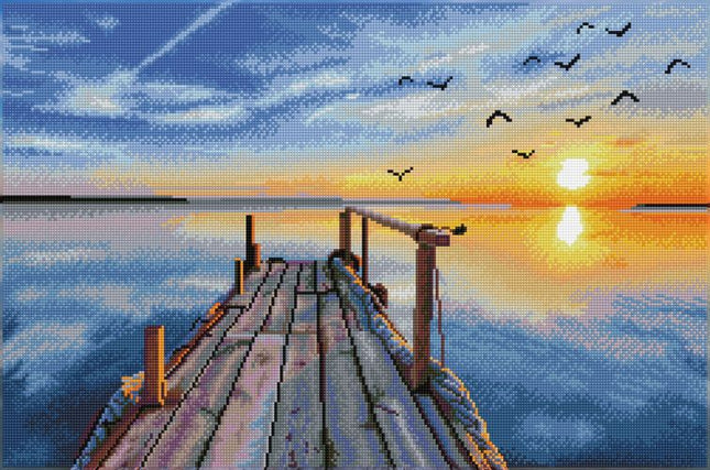 Diamond Dotz Diamond Kit - Sunset Jetty