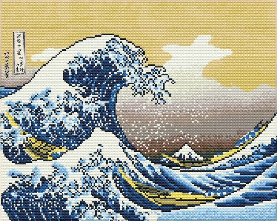 Diamond Dotz Diamond Kit - Great Wave of Kanagawa