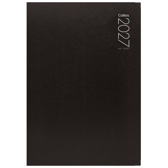Collins Diary A4 Executive Black - Day to View - 2027