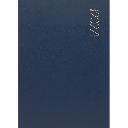 Collins Diary A4 Navy - Week to View - 2027