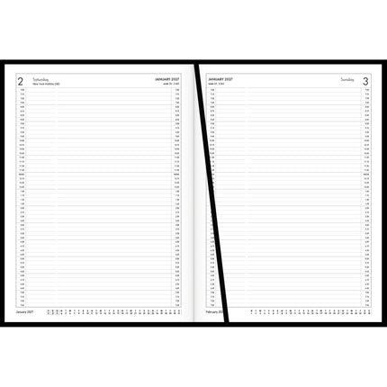 Collins Diary A4 Black - Appointment - 2027