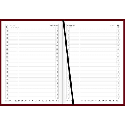 Collins Diary A4 Red - Appointment - 2027