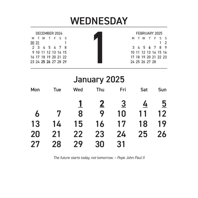 Collins Calendar 13H - Refill Side Opening - 2027