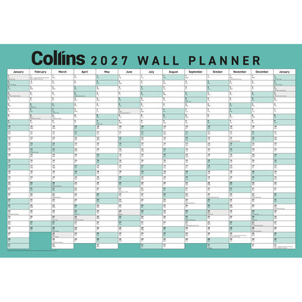 Collins Wallplanner - A2 - Unlaminated - 2027