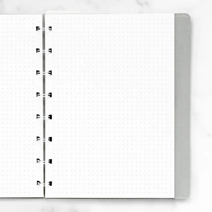 Filofax Notebook Refill - A5 Notepaper - Dotted White