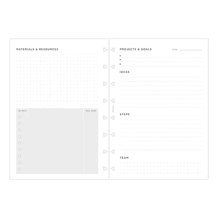 Filofax Notebook Refill - A5 Project Management