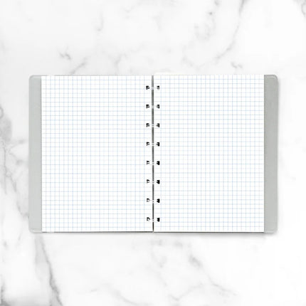 Filofax Notebook Refill - A5 Notepaper - Squared White