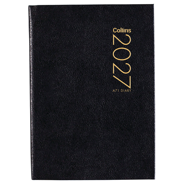 Collins Diary A7 - Day to View - Black 2027