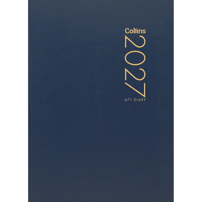 Collins Diary A7 - Day to View - Navy 2027
