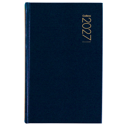 Collins Diary 8 x 5" - Day to View - Navy 2027
