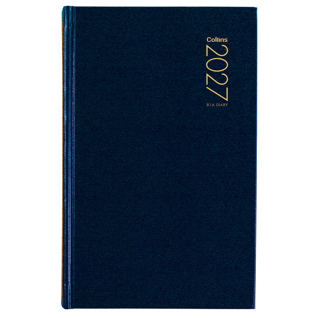 Collins Diary 8 x 5" - Day to View - Navy 2027