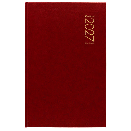 Collins Diary 8 x 5" - Day to View - Red 2027
