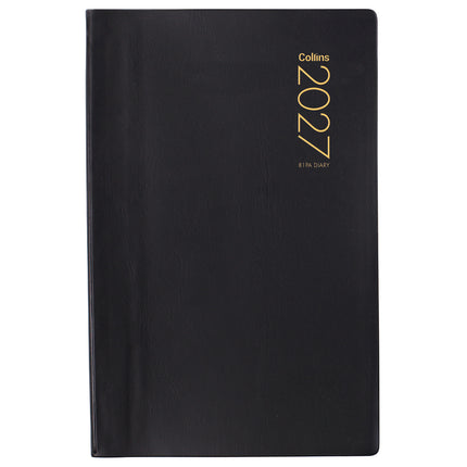 Collins Diary 8x5" - Day to View - Black - 2027