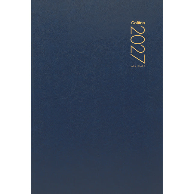 Collins Diary A5 - 2  Day to View - Navy - 2027