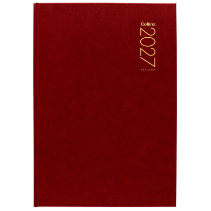 Collins Diary A5 - Week to View - Red - 2027