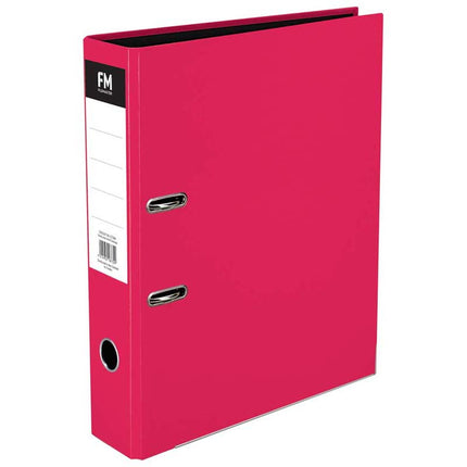 File Master Binder Lever Arch Foolscap - Vivid