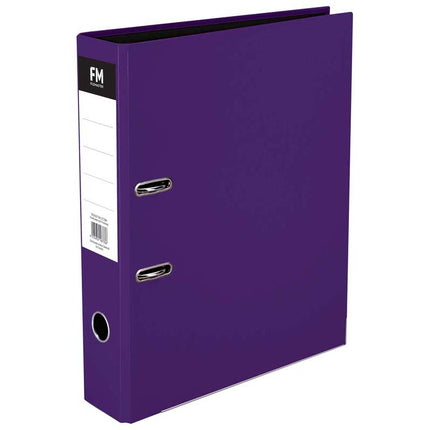 File Master Binder Lever Arch Foolscap - Vivid