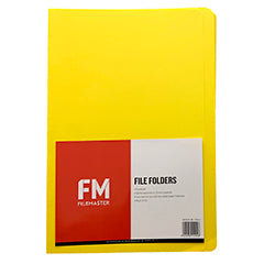 File Master File Folders Foolscap Coloured  - Pack of 50
