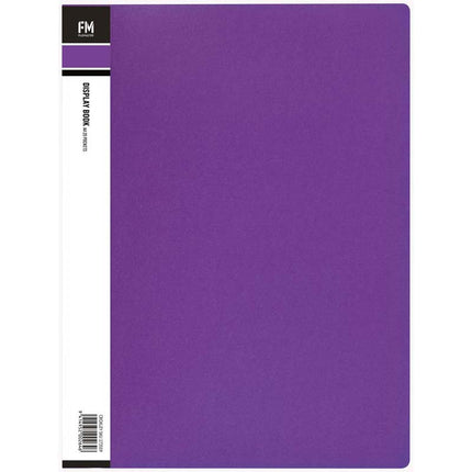 File Master Display Books A4 Vivid Colours - 20 Pocket