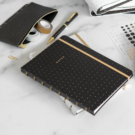 Filofax Notebook - A5 - Moonlight Black