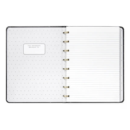 Filofax Notebook - A5 - Moonlight - Black