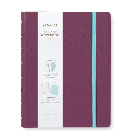Filofax Notebook - A5 - Contemporary - Plum