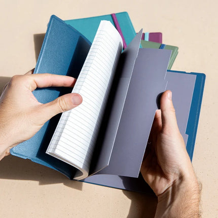Filofax Notebook - A5 - Contemporary Blue Steel