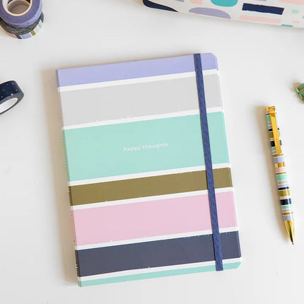Filofax Notebook - A5 - Good Vibes Stripes