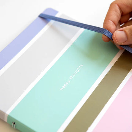 Filofax Notebook - A5 - Good Vibes Stripes