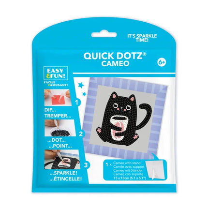 Diamond Dotz Quick Dotz Cameo - Coffee Bean Kitten