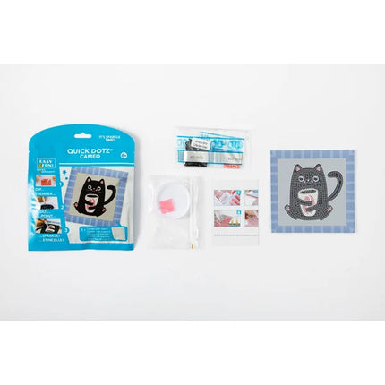 Diamond Dotz Quick Dotz Cameo - Coffee Bean Kitten